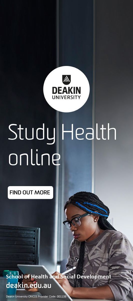 Deakin University Study Health Online Find out more