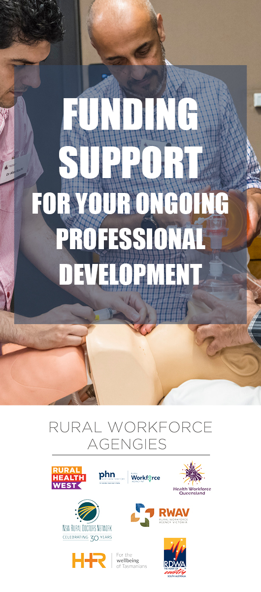 Funding support available for your ongoing professional development. Rural Workforce Agencies