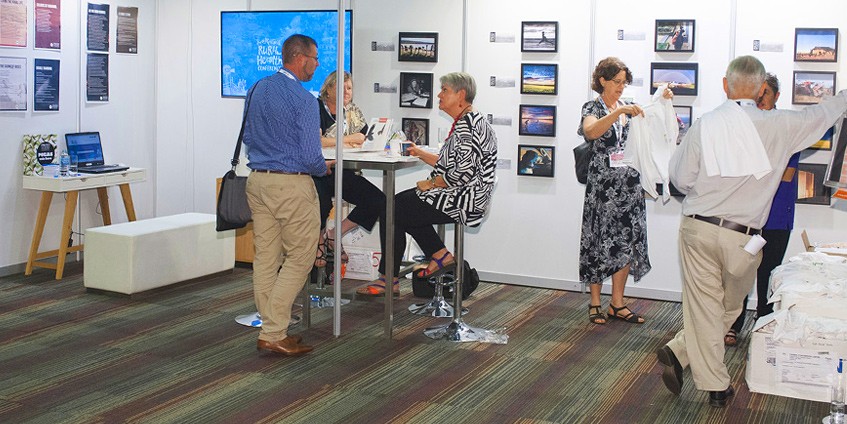 Photo and Poetry on display at the NRHA stand