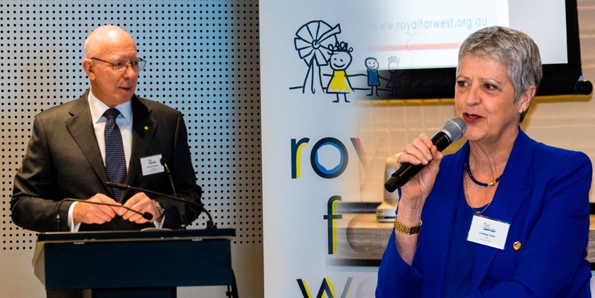 NSW Governor David Hurley & Royal Far West CEO Lindsay Cane