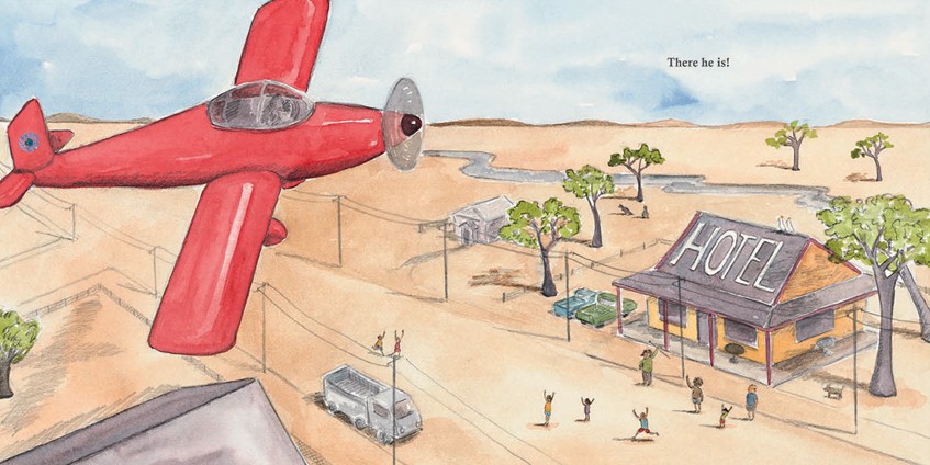 The Flying Optometrist illustration