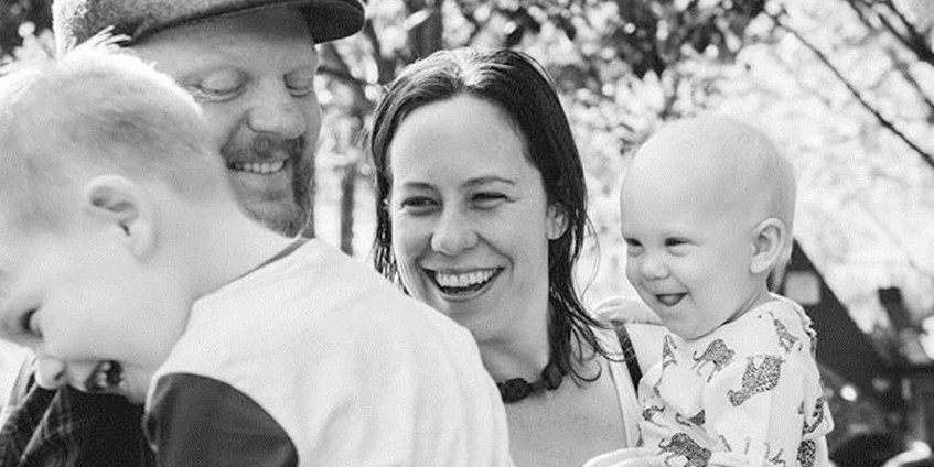 Jodie Harris and family