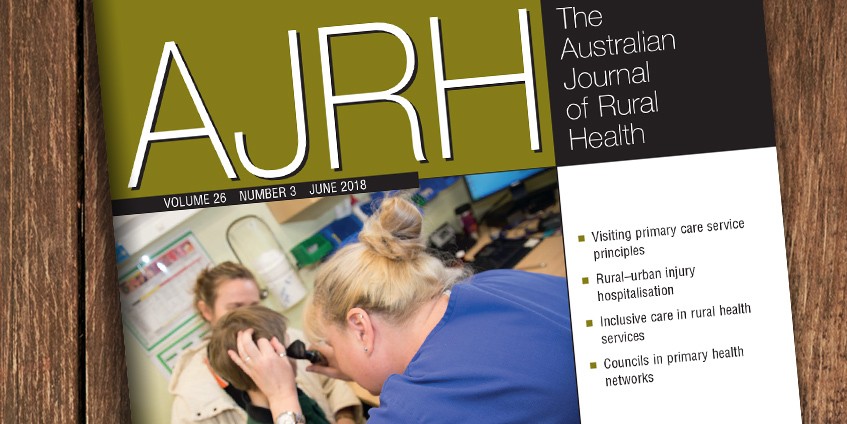 Australian Journal of Rural Health cover