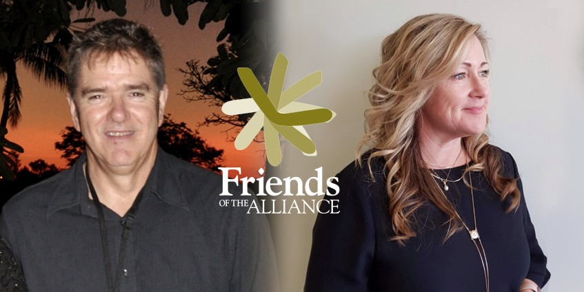 Andrew Waters and Amy Squires