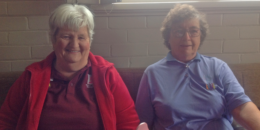 Kathy Le Sage and Noreen Thompson