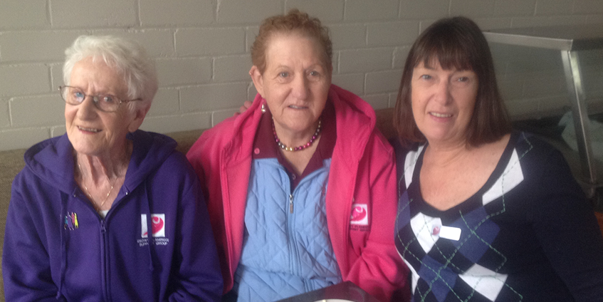 Joy Sitters, Marie Joiner and Marion Downie