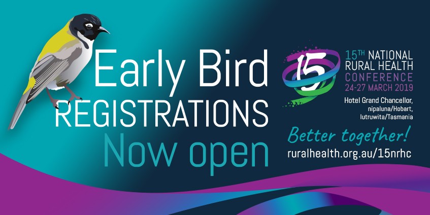 Early bird registrations now open