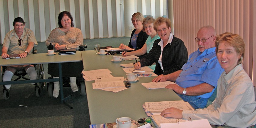 Working with disability group