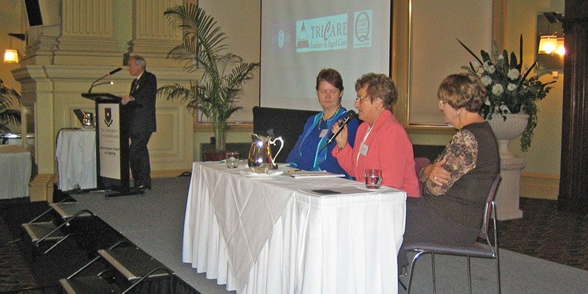 Speaking at an Aged Care Breakfast