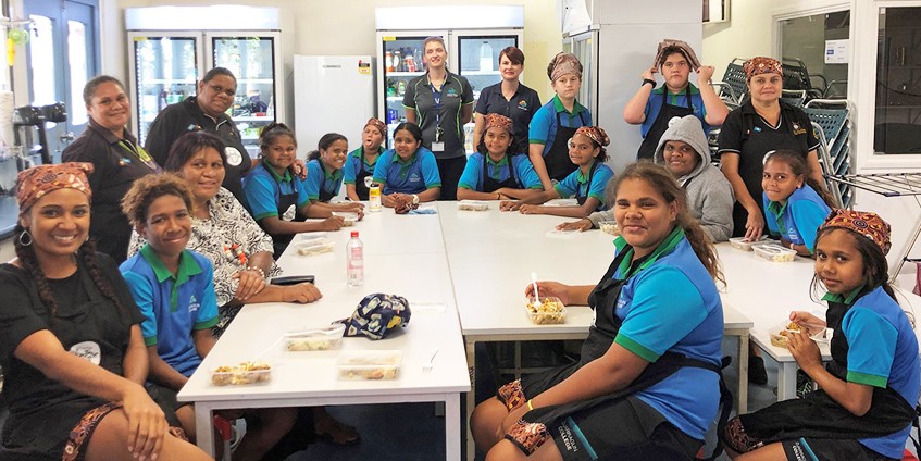 Group photo for one of the healthy lifestyle programs called Tucka-Time