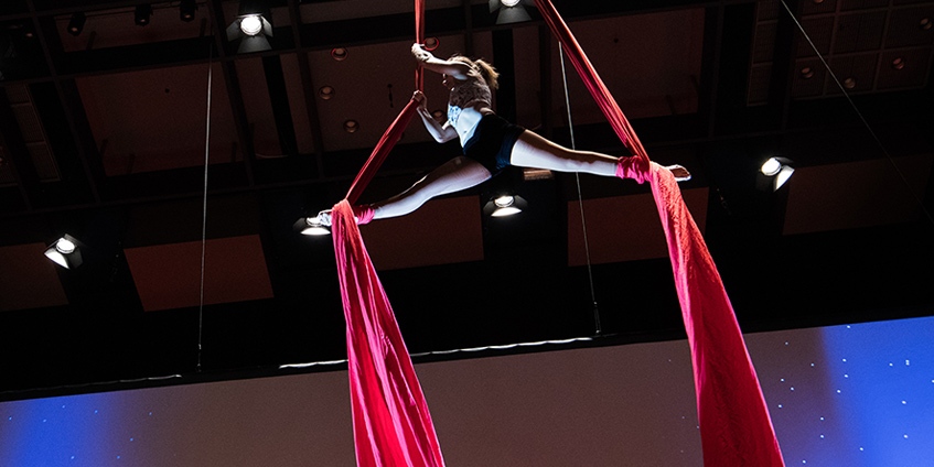 sky ribbon dancer