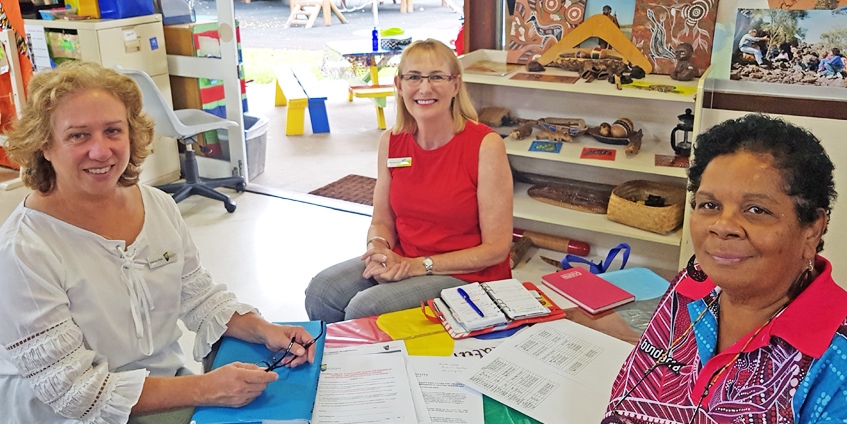 Melissa Plath, Leonie Short and Nancy Hegarty