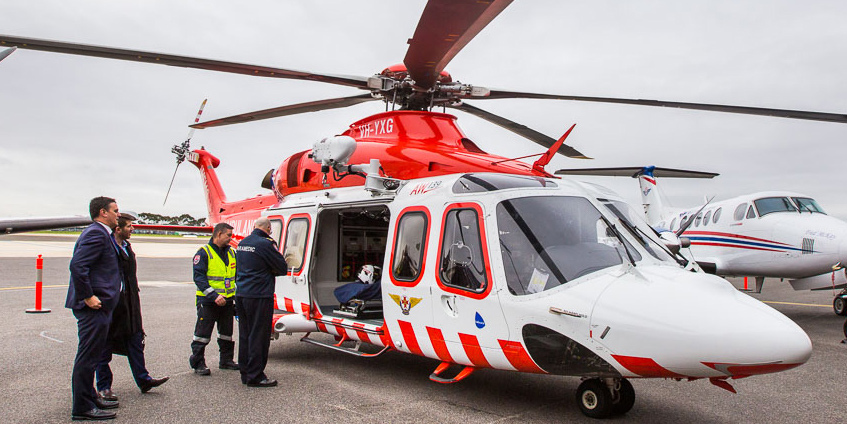 Helicopter ambulance