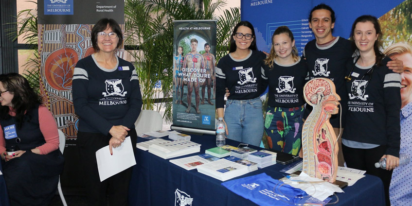 University of Melbourne open day rural stand.