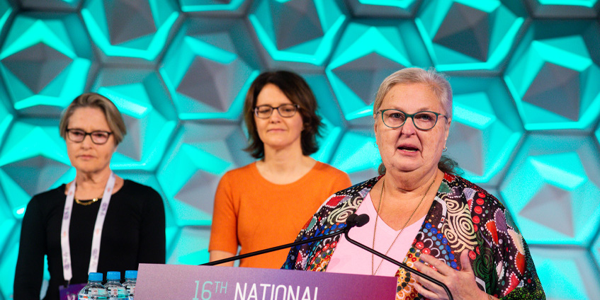 Dr Margaret Garde,  Associate Professor Lara Fuller, Christine Giles 