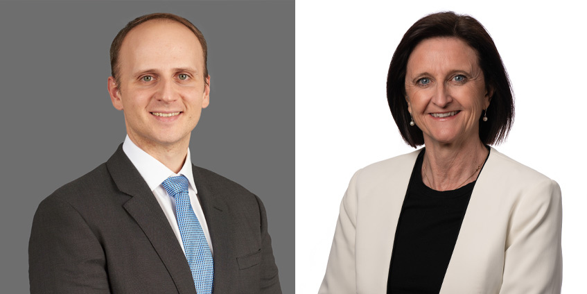 Greg Brylski, Calvary Riverina General Manager. Julie Redway, Acting CEO of Murrumbidgee PHN.