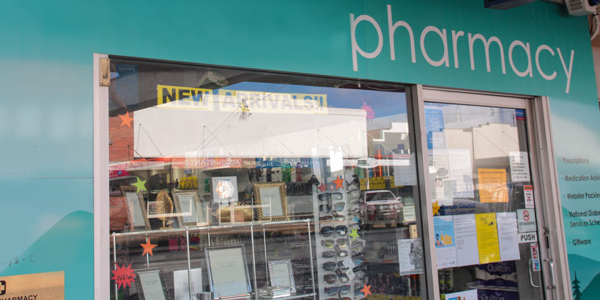 Pharmacy store front