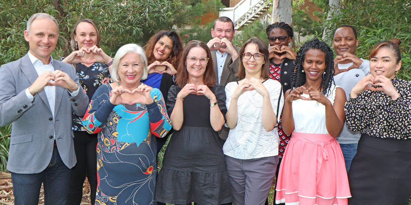 Professor Robyn Clark and her research team.