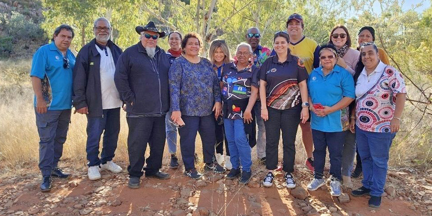 JCU Aboriginal and Torres Strait Islander health Cultural Mentors on Kalkadoon Country in Mount Isa, Queensland