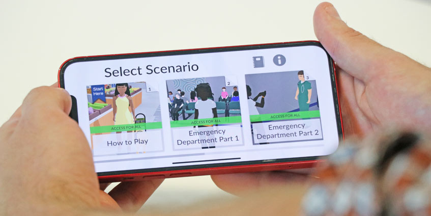 Using a mobile device to use Access for All