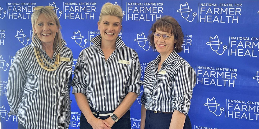 National Centre for Farmer Health team ready for health-checks - Photo GPHU