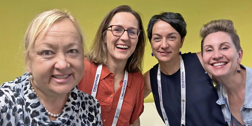 Four female doctors from the session