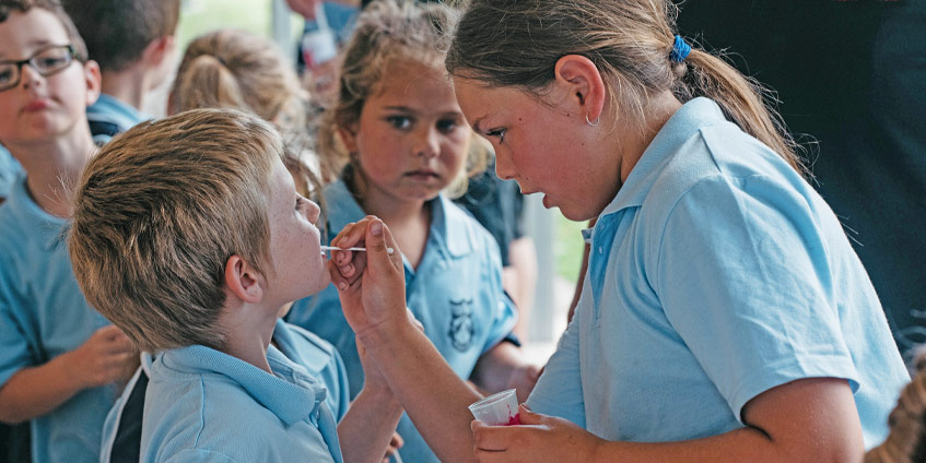 School children health check