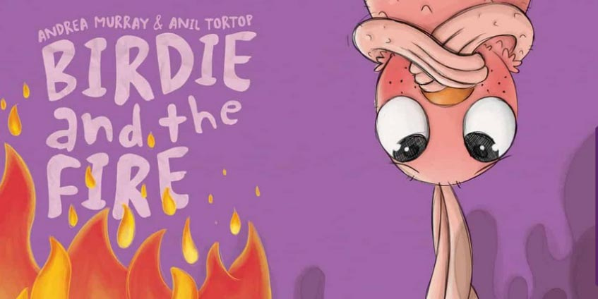Book cover Birdie and the Fire