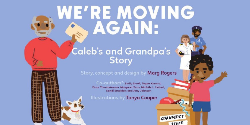 We're moving again cover with grandpa and Caleb and his family