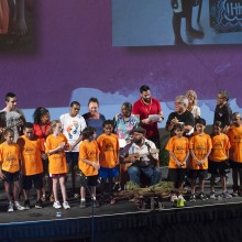The exuberance and songs of the Murray Street Choir was a big hit!