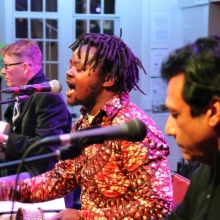 The Mambo Afro offers distinct multi-instrumental talents of a group that marries flamenco, samba, high life with the music of Malawi and South Africa.