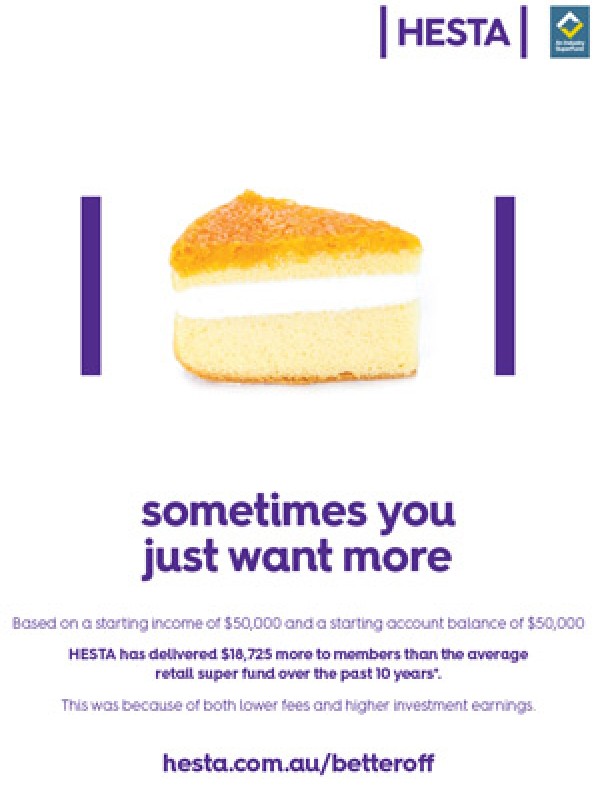 HESTA sometimes you just want more