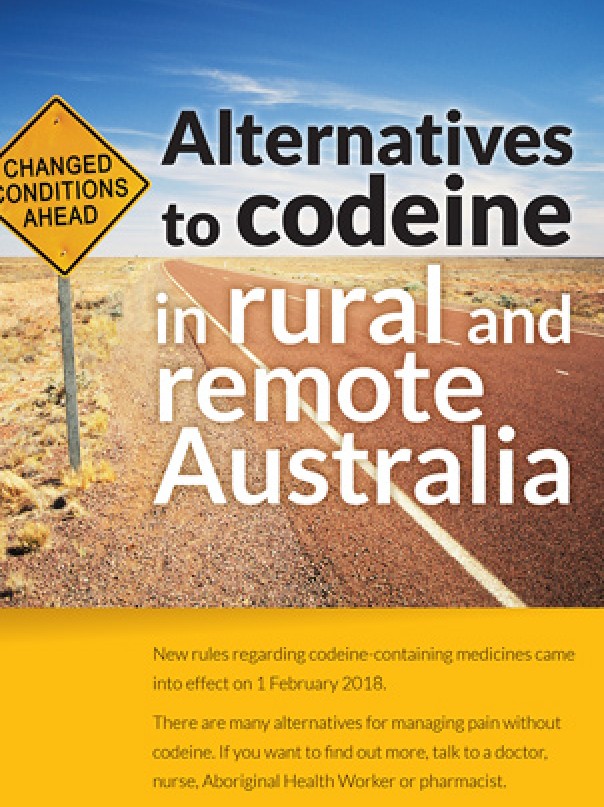 Alternatives to codeine in rural and remote Australia
