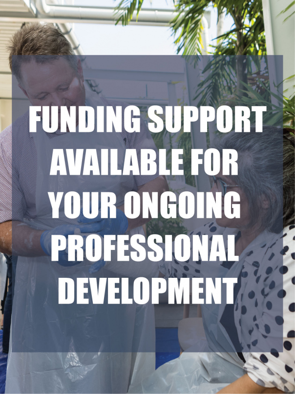 Funding support available for your ongoing professiuonal development