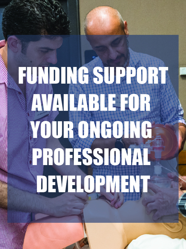 Funding support available for your ongoing professional development