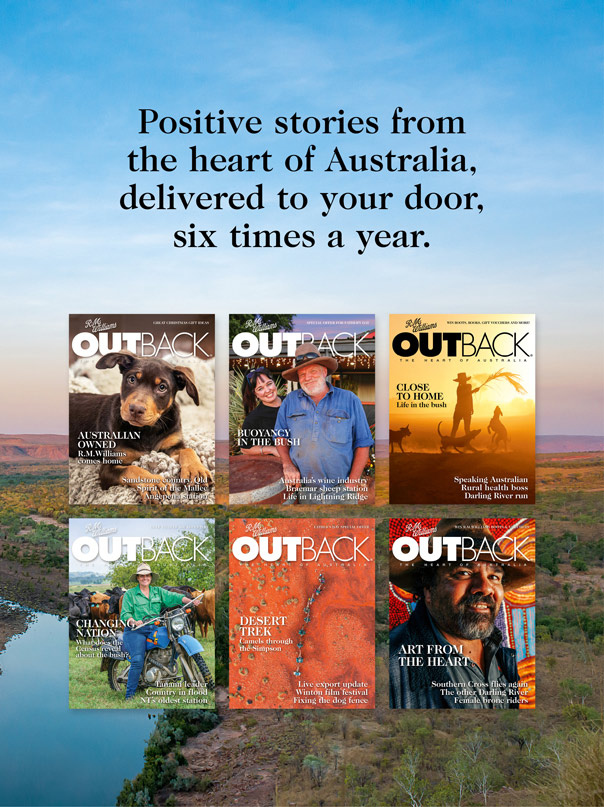 Positive stories from the heart of Australia, delivered to your door, six times a year.