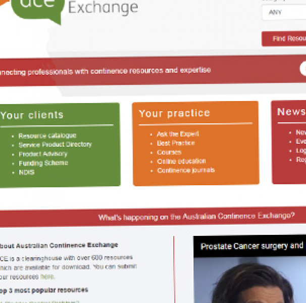 Australian Continence Exchange snapshot