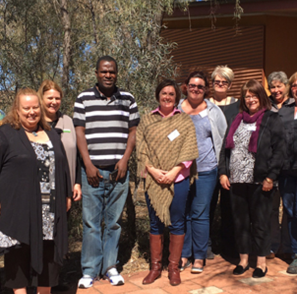Pilot program facilitators and participants, Alice Springs, July 2016