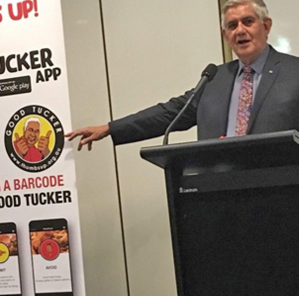 Minister Ken Wyatt launching the Good Tucker app