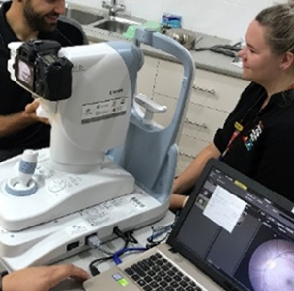 Retinal camera training
