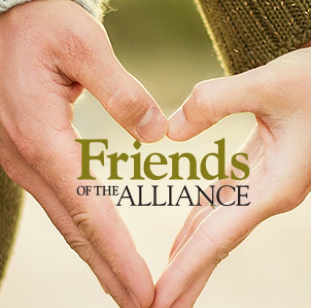two hands friends logo