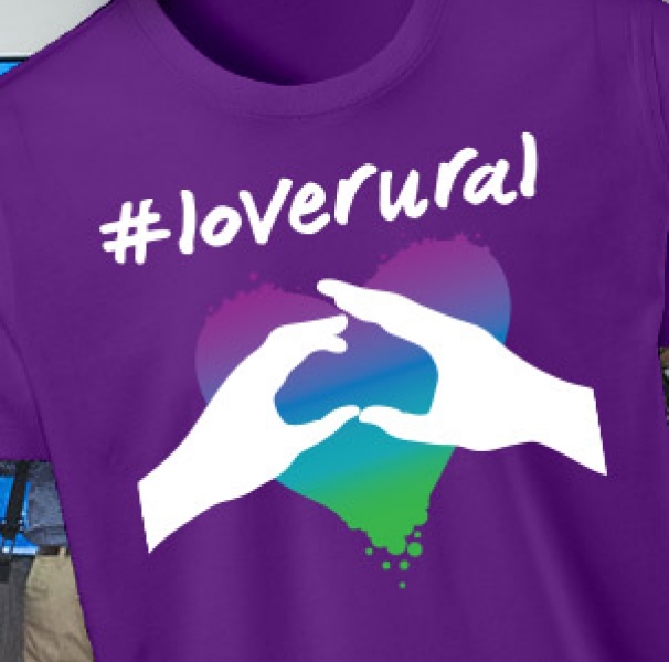 Love rural tshirt design