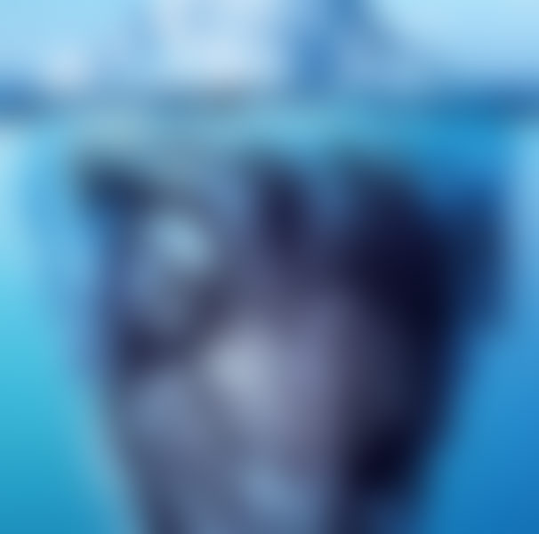 Iceberg image with heart