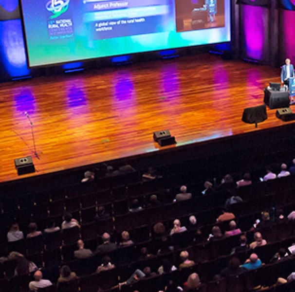 conference stage