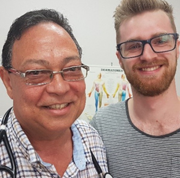 Neil Africa and Student