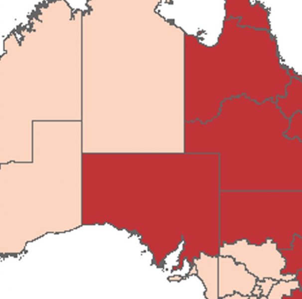 Proportion of encounters where medications were prescribed and chronic pain was managed, by electorate