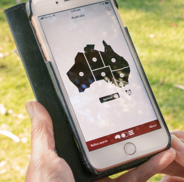 The AODconnect app. Image: Australian Indigenous HealthInfoNet