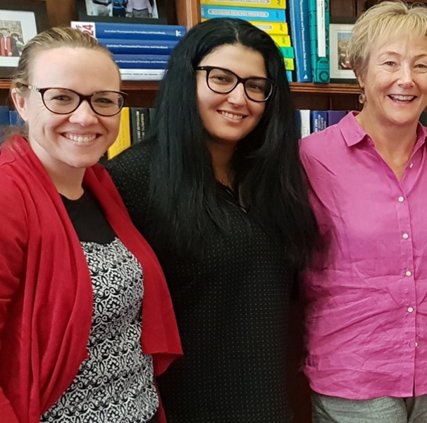 Pictured: The PharMIbridge Research Team (L-R) Dr Sara McMillan, Dr Sarira El-Den, Professor Amanda Wheeler and Dr Claire O’Reilly.
