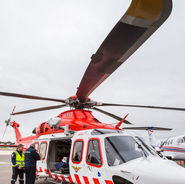Helicopter ambulance