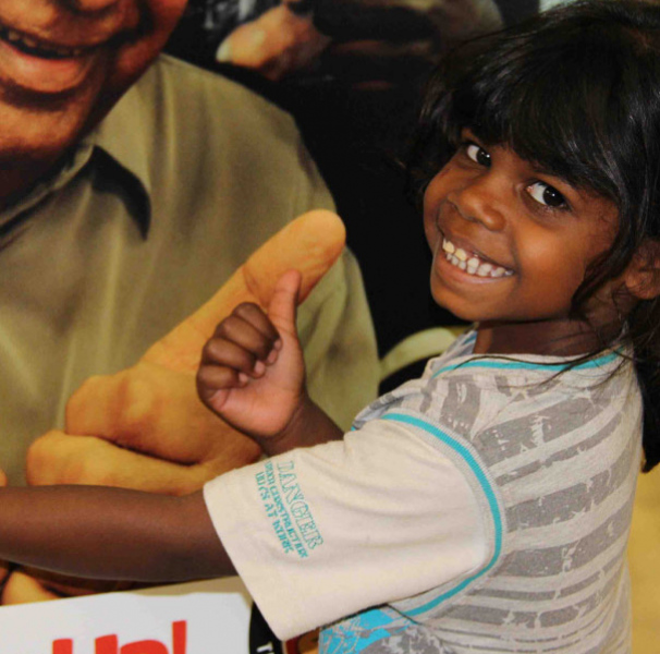 Rozonda in Thumbs Up! workshop.